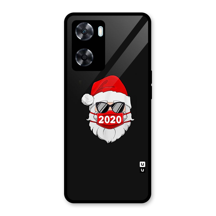 Santa 2020 Glass Back Case for Oppo A77