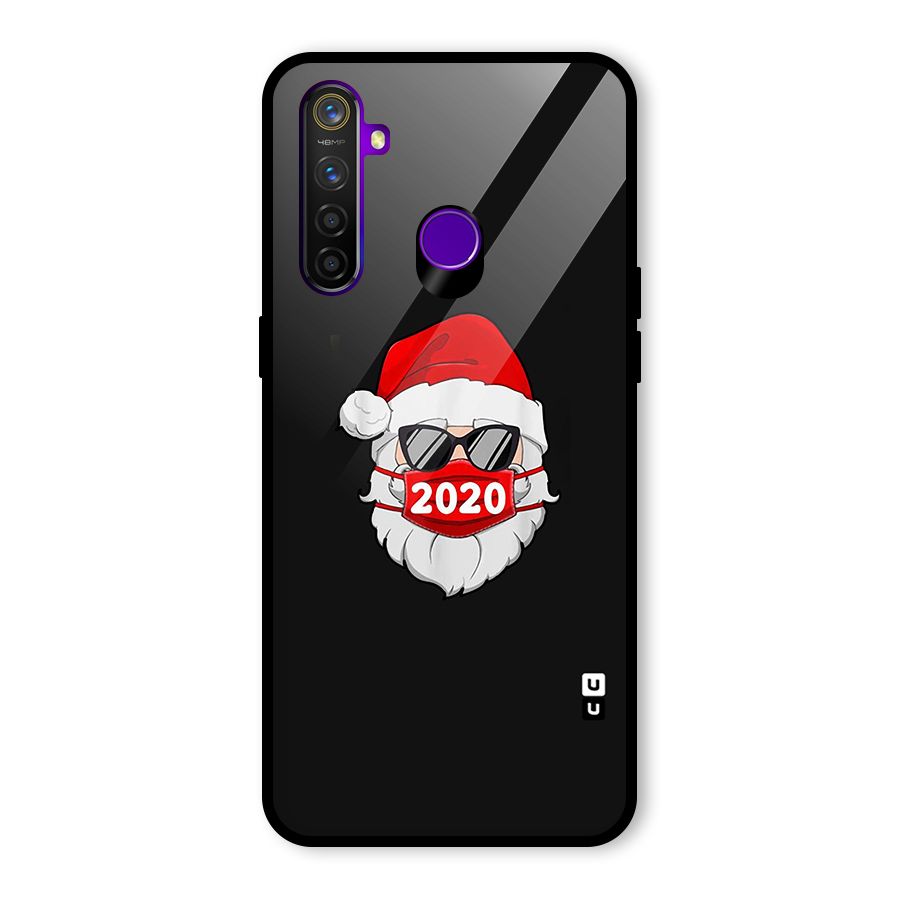 Santa 2020 Glass Back Case for Realme 5 Pro