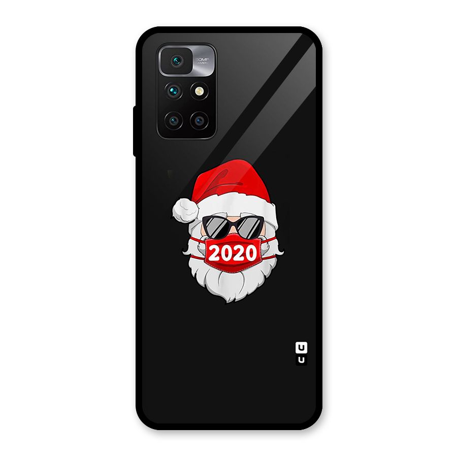 Santa 2020 Glass Back Case for Redmi 10 Prime