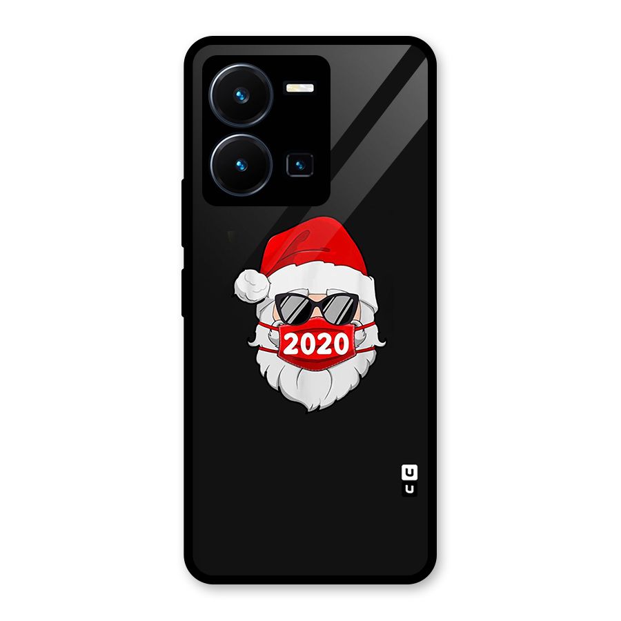 Santa 2020 Glass Back Case for Vivo Y35