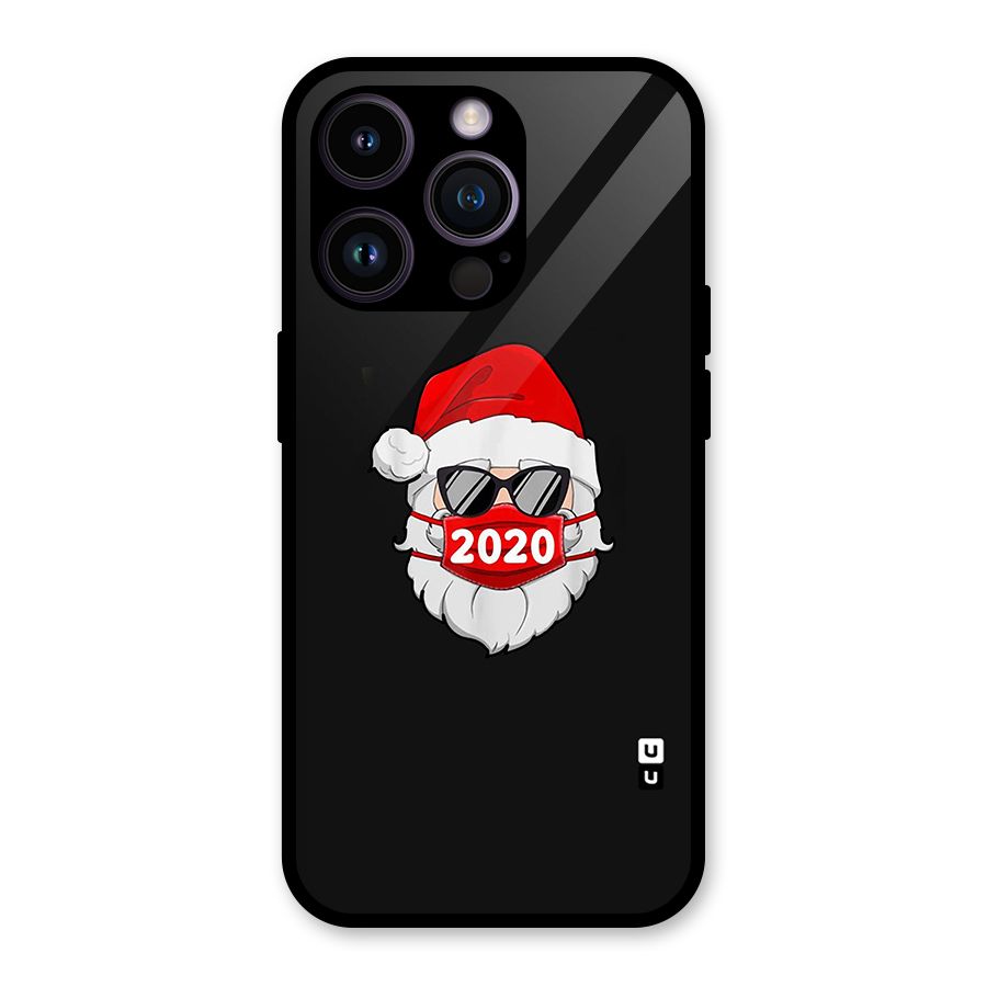 Santa 2020 Glass Back Case for iPhone 14 Pro
