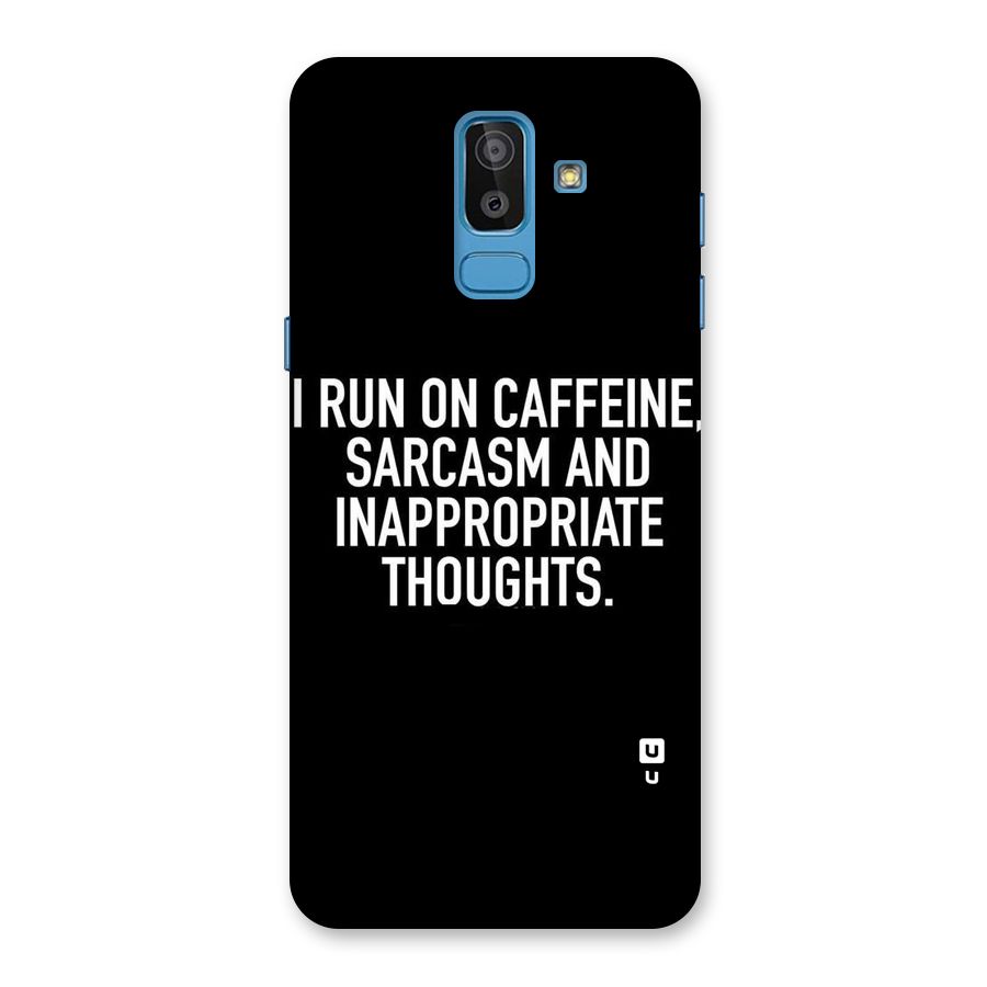 Sarcasm And Caffeine Back Case for Galaxy On8 (2018)