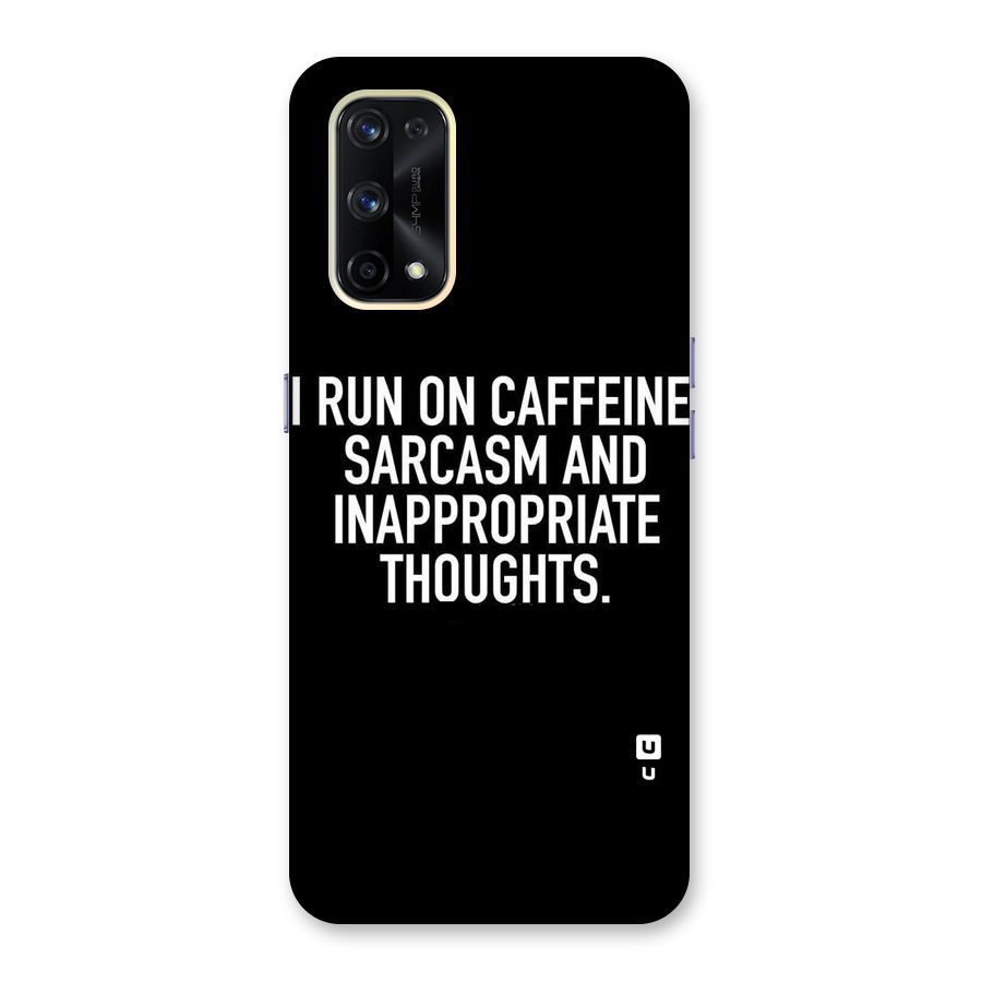 Sarcasm And Caffeine Glass Back Case for Realme X7 Pro