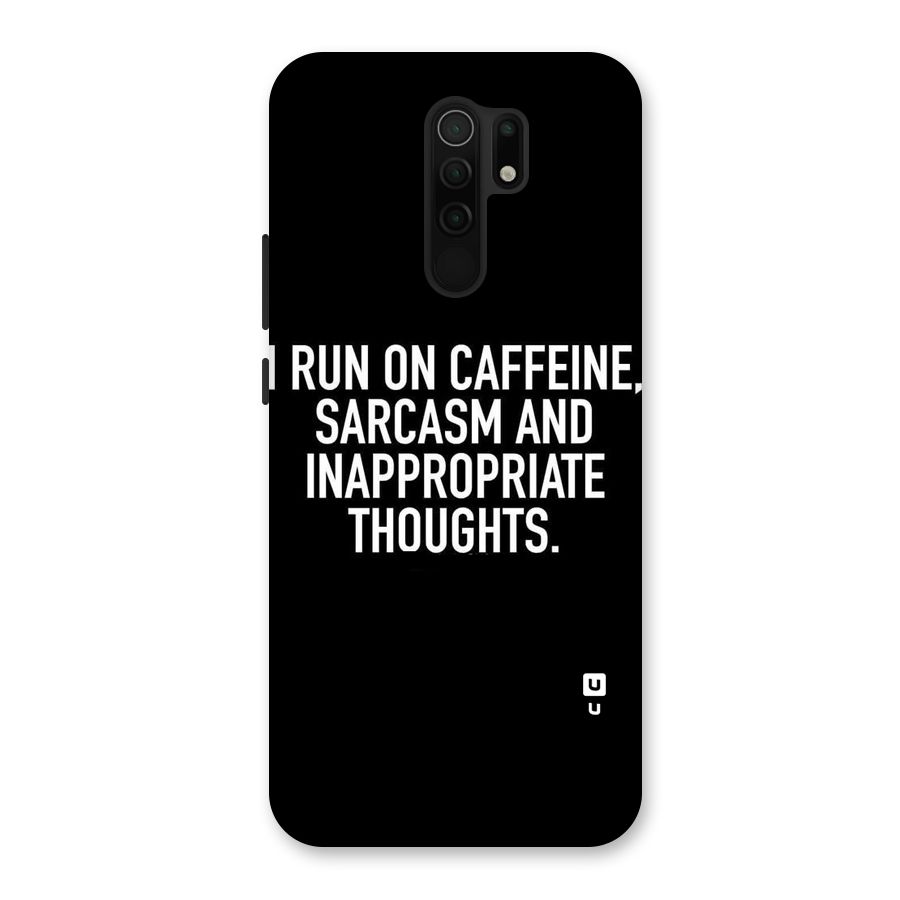 Sarcasm And Caffeine Back Case for Redmi 9 Prime