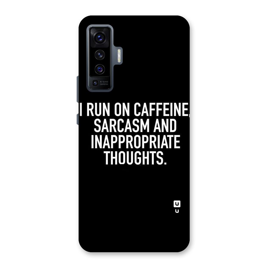 Sarcasm And Caffeine Back Case for Vivo X50