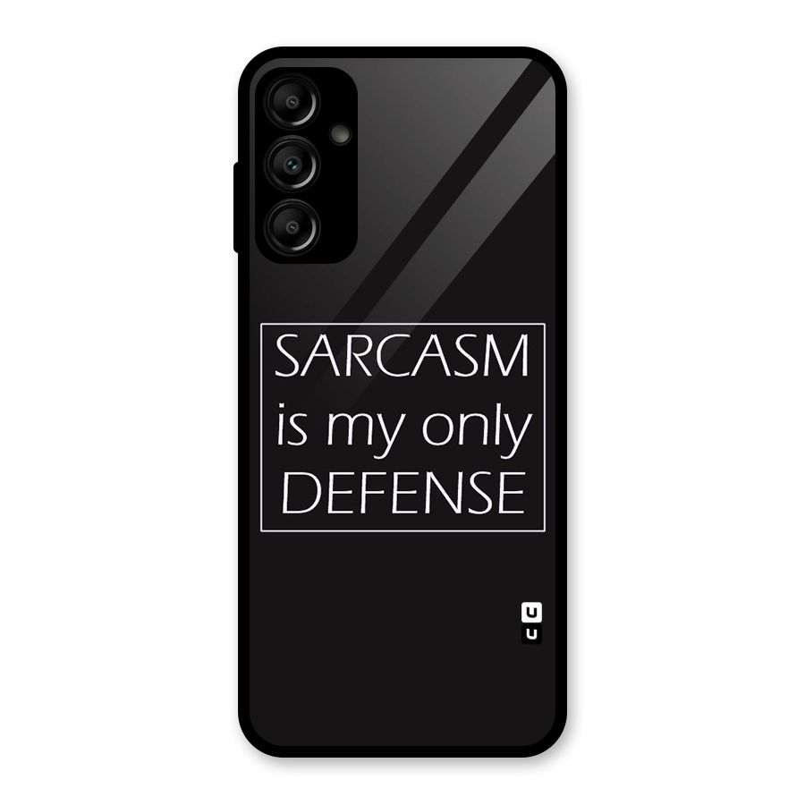 Sarcasm Defence Glass Back Case for Galaxy A14 5G