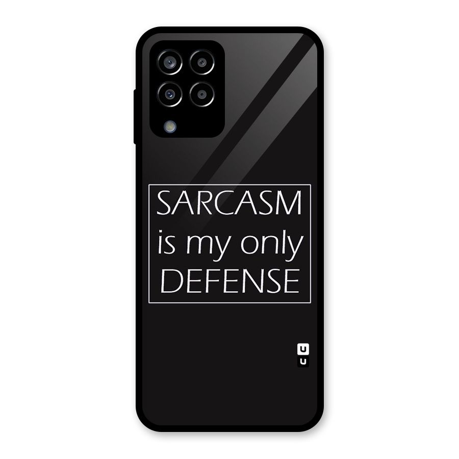 Sarcasm Defence Glass Back Case for Galaxy M33