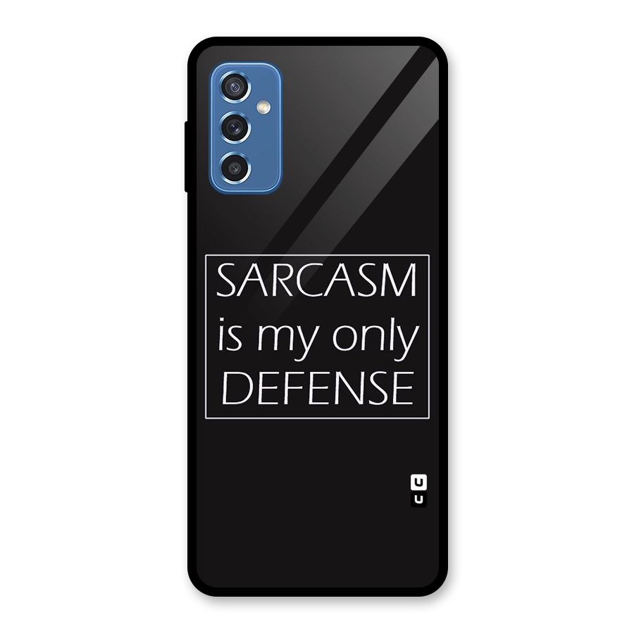 Sarcasm Defence Glass Back Case for Galaxy M52 5G