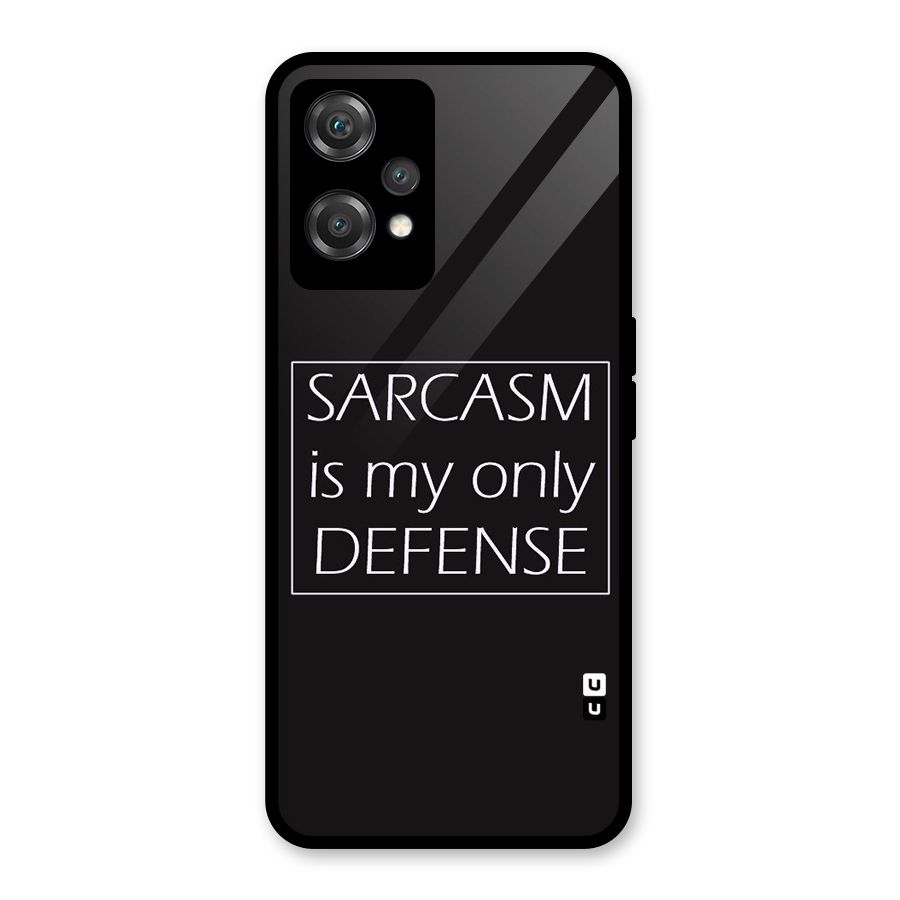Sarcasm Defence Glass Back Case for OnePlus Nord CE 2 Lite 5G
