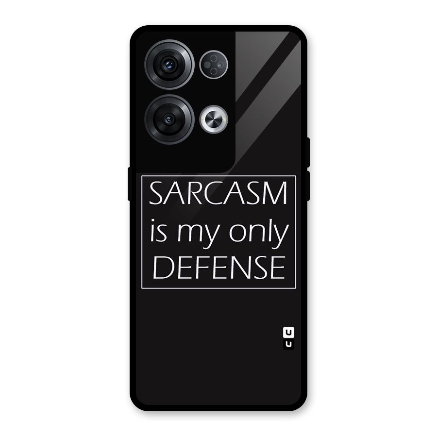 Sarcasm Defence Glass Back Case for Oppo Reno8 Pro 5G