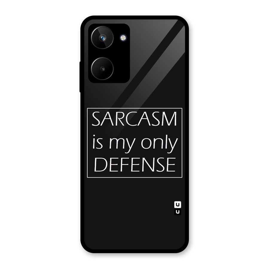 Sarcasm Defence Glass Back Case for Realme 10