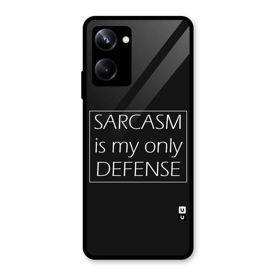 Sarcasm Defence Glass Back Case for Realme 10 Pro