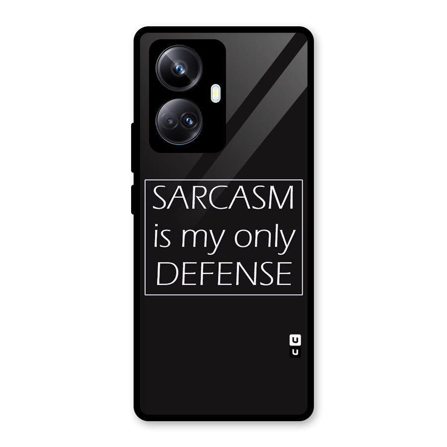 Sarcasm Defence Glass Back Case for Realme 10 Pro Plus