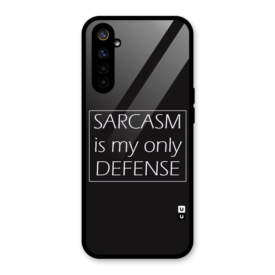 Sarcasm Defence Glass Back Case for Realme 6