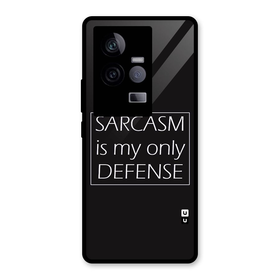 Sarcasm Defence Glass Back Case for Vivo iQOO 11 5G