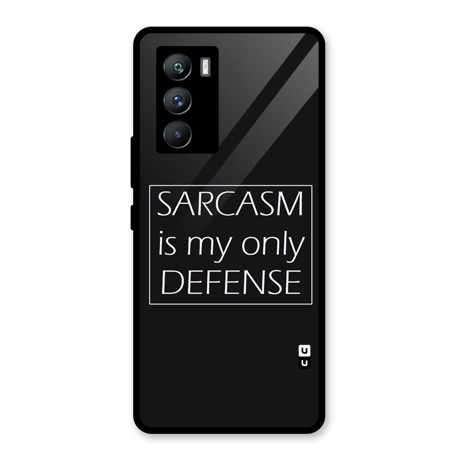 Sarcasm Defence Glass Back Case for Vivo iQOO 9 SE