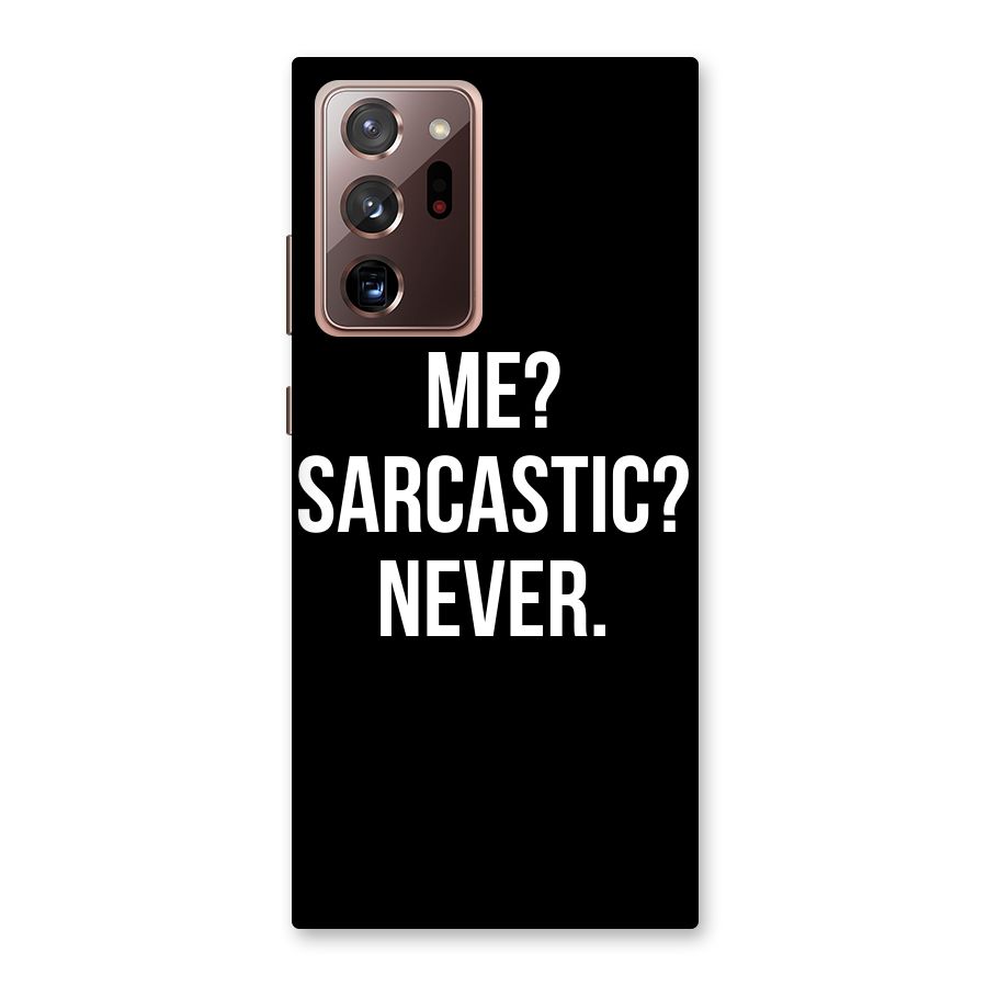 Sarcastic Quote Back Case for Galaxy Note 20 Ultra