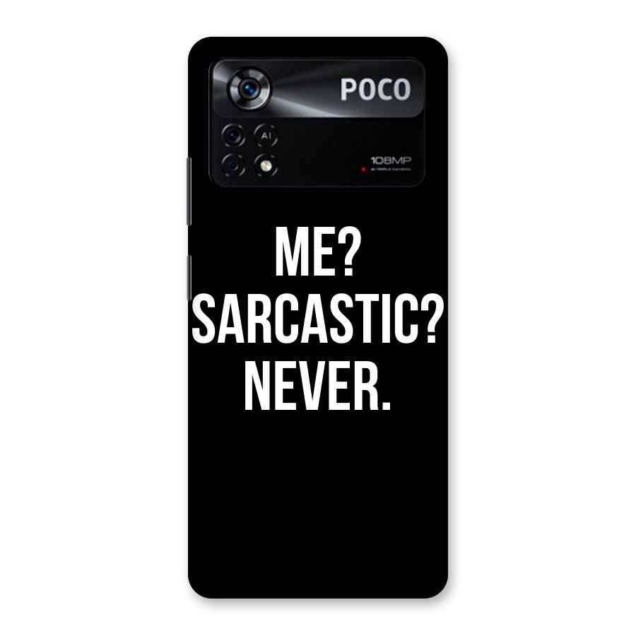 Sarcastic Quote Back Case for Poco X4 Pro 5G