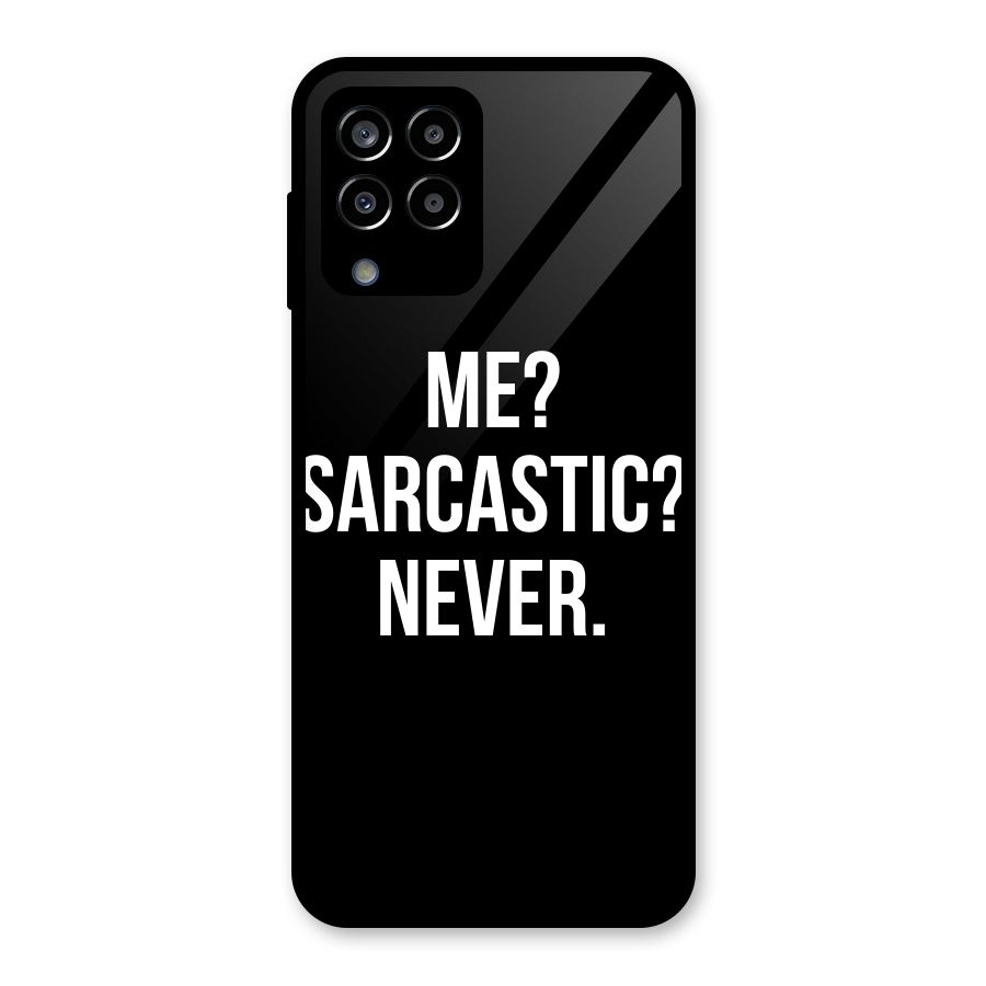 Sarcastic Quote Glass Back Case for Galaxy M33