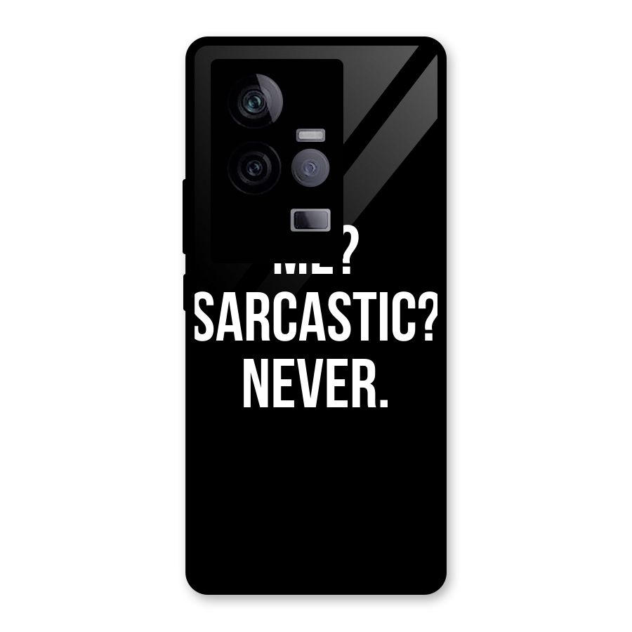 Sarcastic Quote Glass Back Case for Vivo iQOO 11 5G