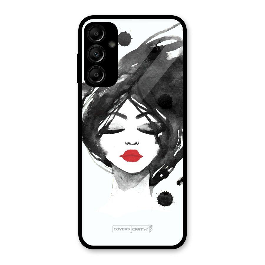Sassy Girl Glass Back Case for Galaxy A14 5G