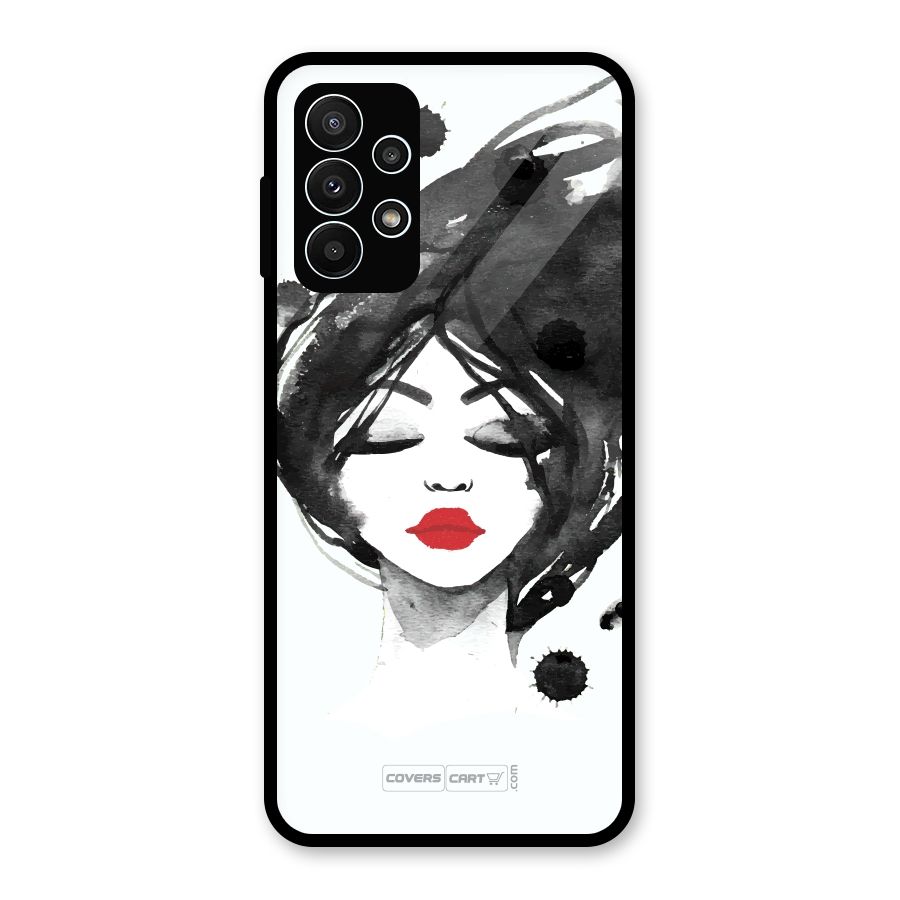 Sassy Girl Glass Back Case for Galaxy A23