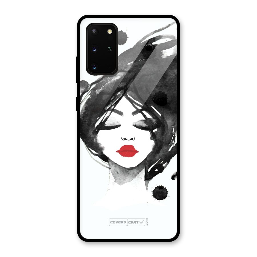 Sassy Girl Glass Back Case for Galaxy S20 Plus