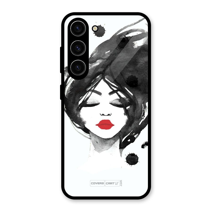 Sassy Girl Glass Back Case for Galaxy S23