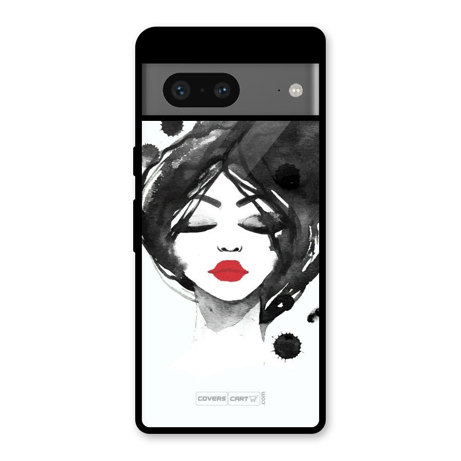 Sassy Girl Glass Back Case for Google Pixel 7