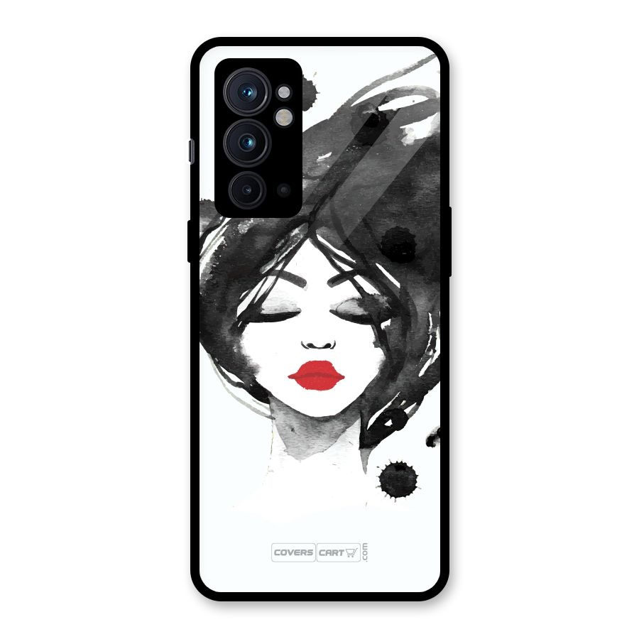 Sassy Girl Glass Back Case for OnePlus 9RT 5G