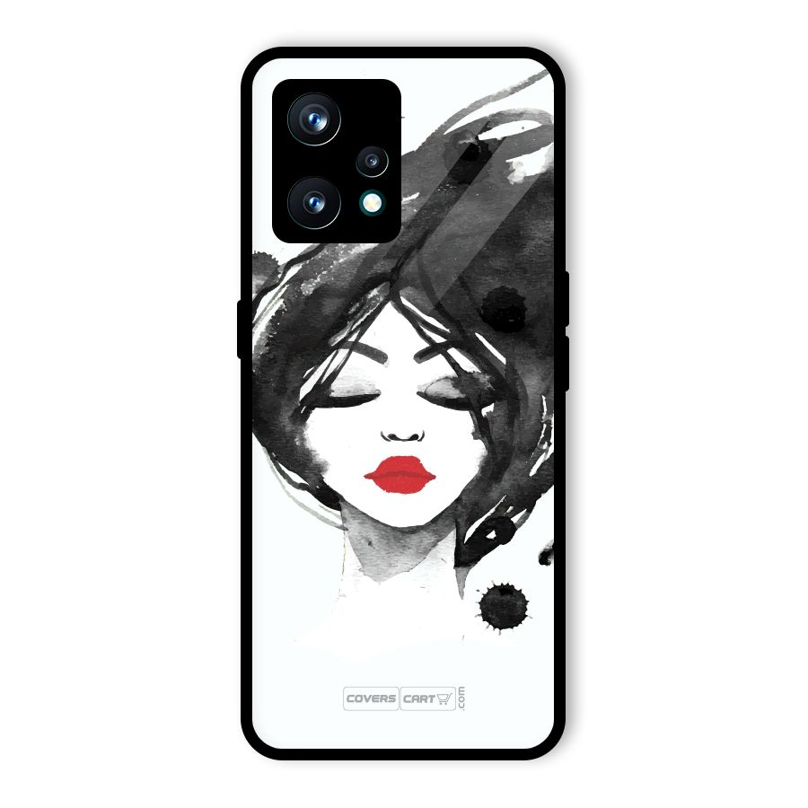 Sassy Girl Glass Back Case for Realme 9 Pro Plus 5G
