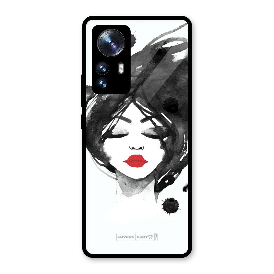 Sassy Girl Glass Back Case for Xiaomi 12 Pro