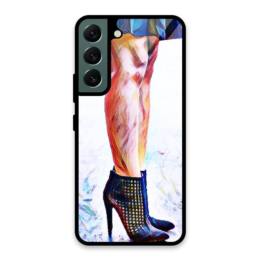 Sassy Heels Glass Back Case for Galaxy S22 5G