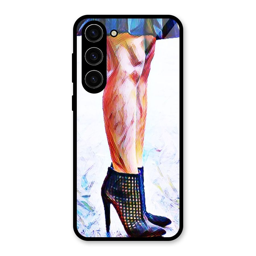 Sassy Heels Glass Back Case for Galaxy S23 Plus