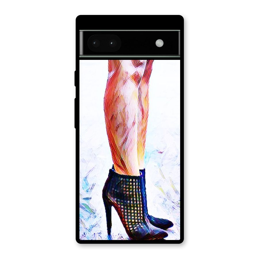 Sassy Heels Glass Back Case for Google Pixel 6a