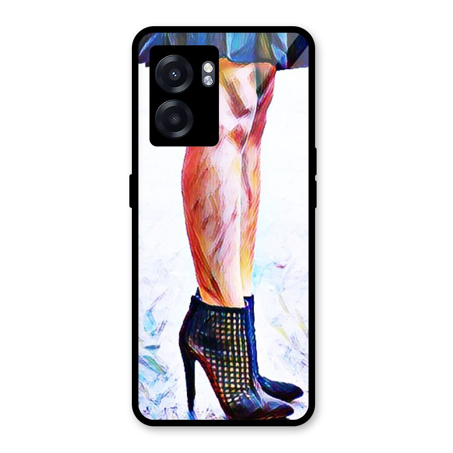 Sassy Heels Glass Back Case for Realme Narzo 50 5G