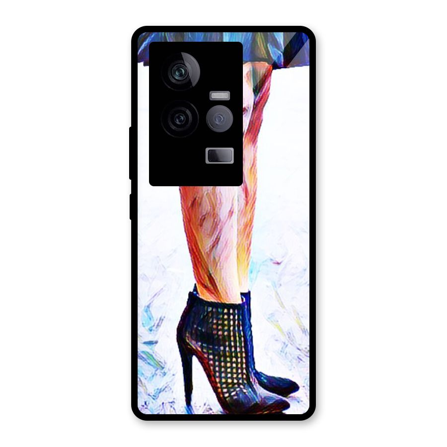Sassy Heels Glass Back Case for Vivo iQOO 11 5G
