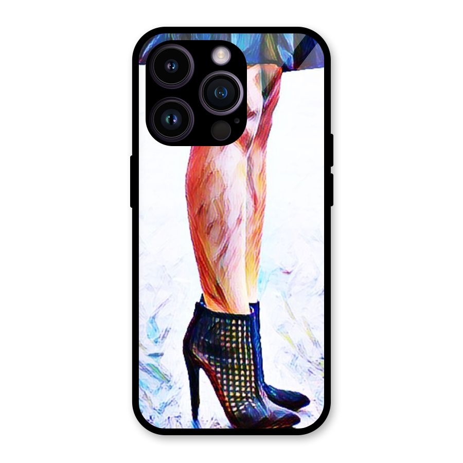 Sassy Heels Glass Back Case for iPhone 14 Pro