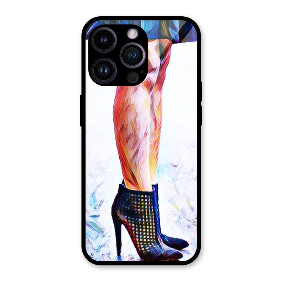 Sassy Heels Glass Back Case for iPhone 14 Pro Max
