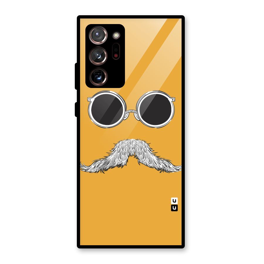Sassy Mustache Glass Back Case for Galaxy Note 20 Ultra 5G