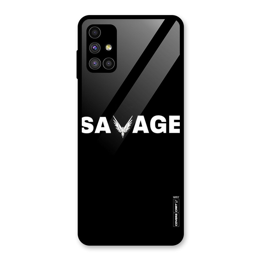 Savage Glass Back Case for Galaxy M51