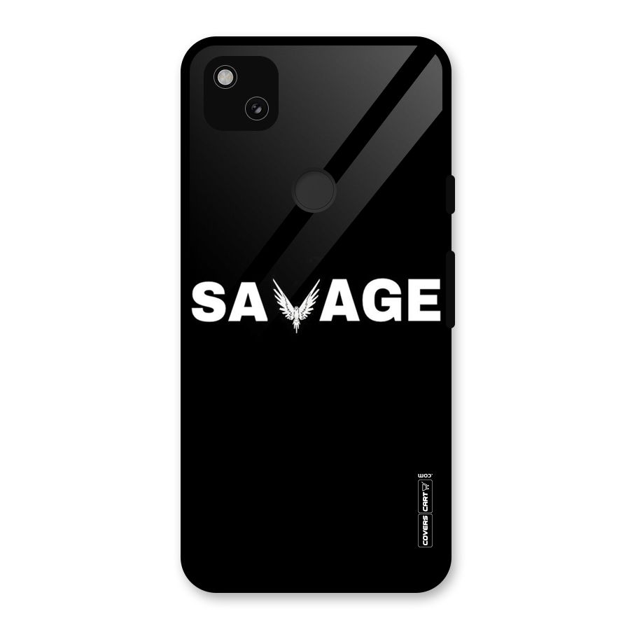 Savage Glass Back Case for Google Pixel 4a