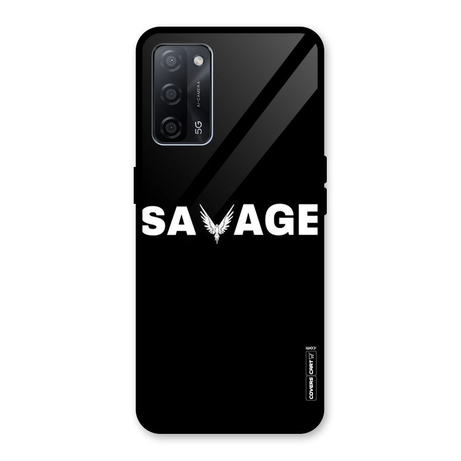 Savage Glass Back Case for Oppo A53s 5G