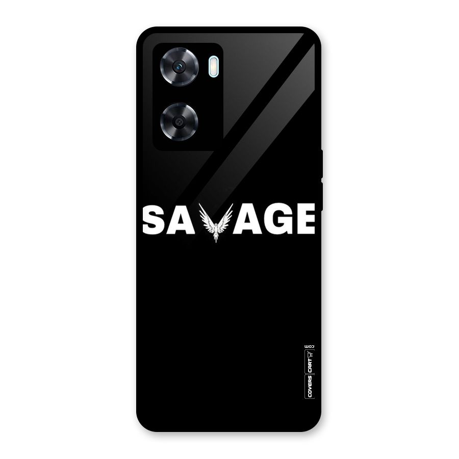 Savage Glass Back Case for Oppo A77