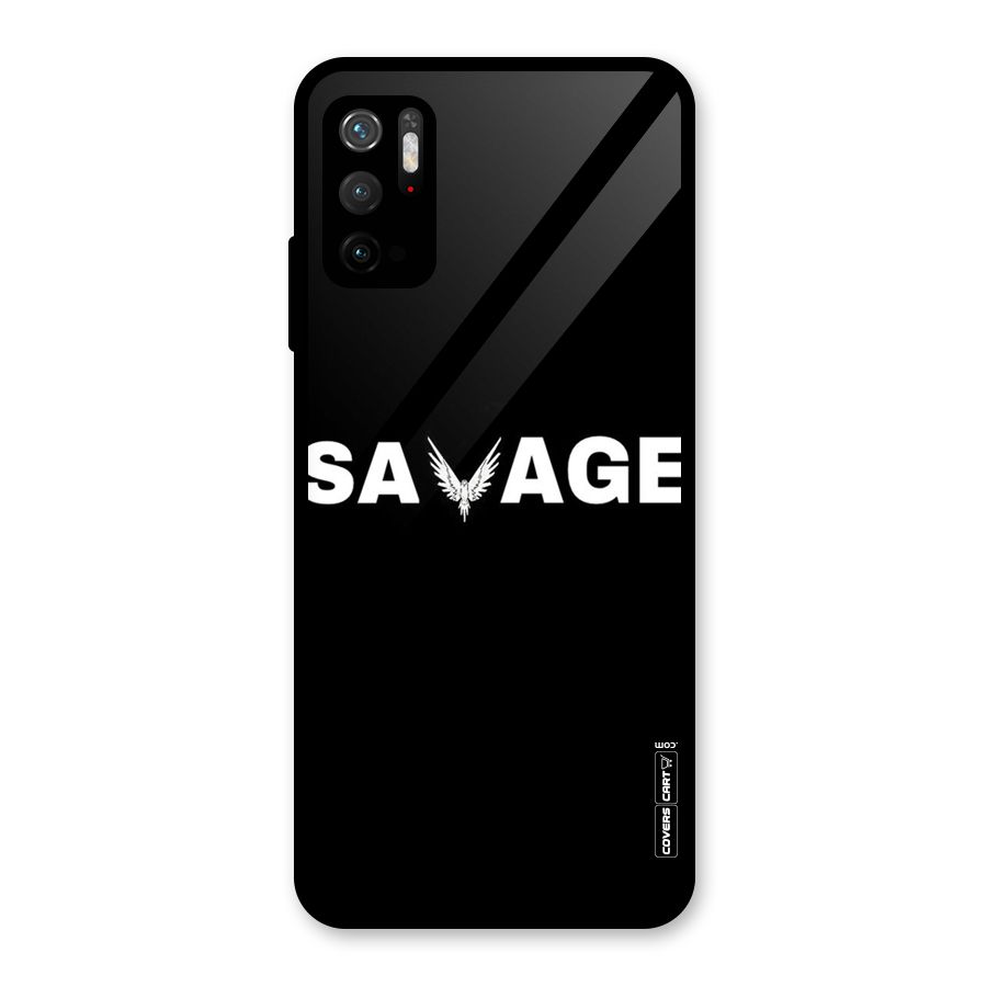 Savage Glass Back Case for Poco M3 Pro 5G