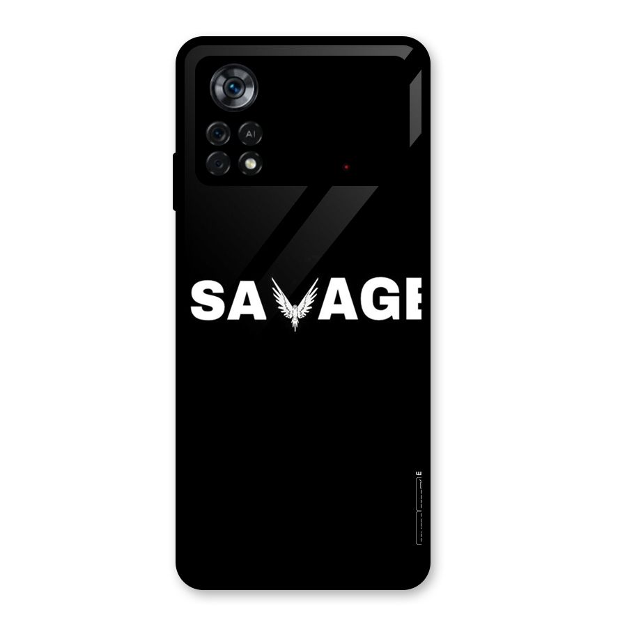 Savage Glass Back Case for Poco X4 Pro 5G