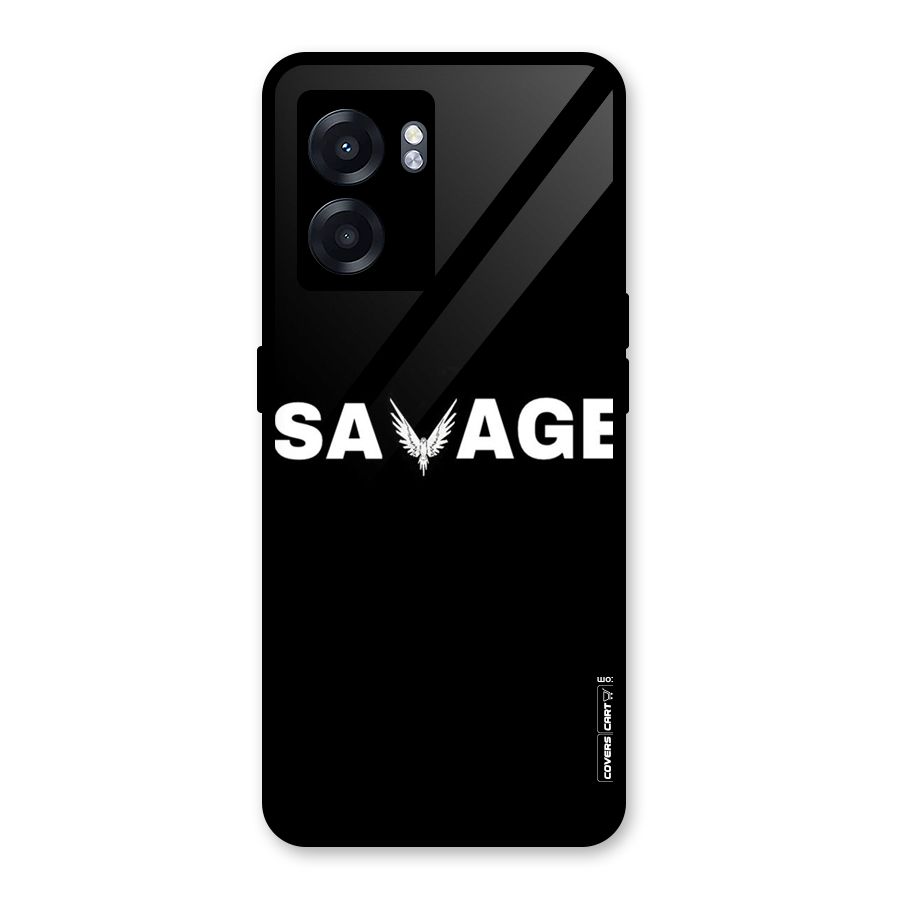 Savage Glass Back Case for Realme Narzo 50 5G