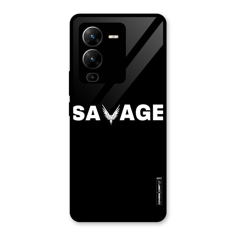 Savage Glass Back Case for Vivo V25 Pro