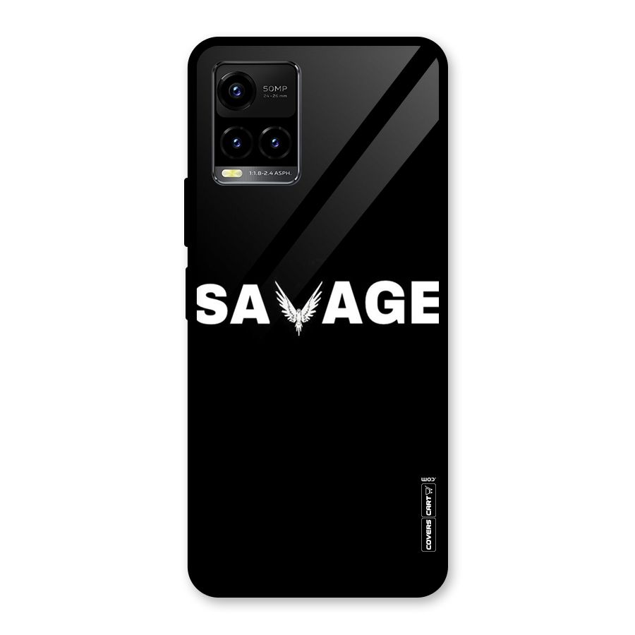 Savage Glass Back Case for Vivo Y21T