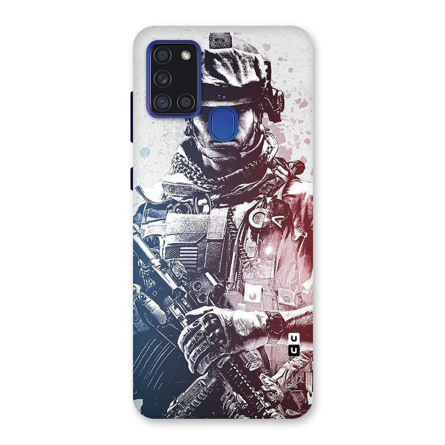 Saviour Back Case for Galaxy A21s